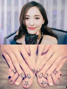 明星美甲吗,指尖艺术的风向标