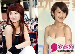 长发短发对比照片,形象巨变，风格大不同